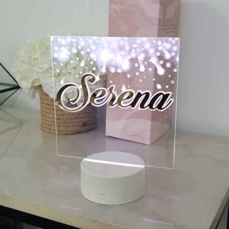 3D night light lamp custom name