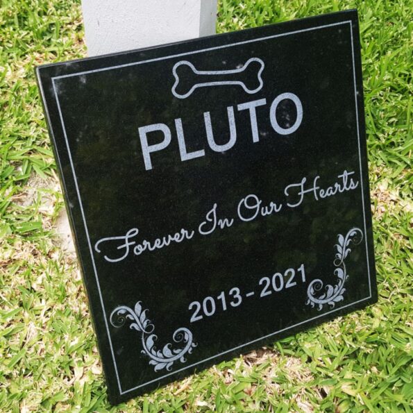 pet dog grave stone granite