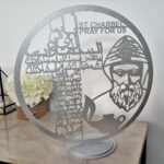 saint charbel arabic our father prayer Plaque