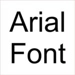 Arial Font $0.00