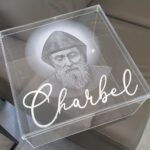 acrylic box with photo engraving veronica keepsake baptism