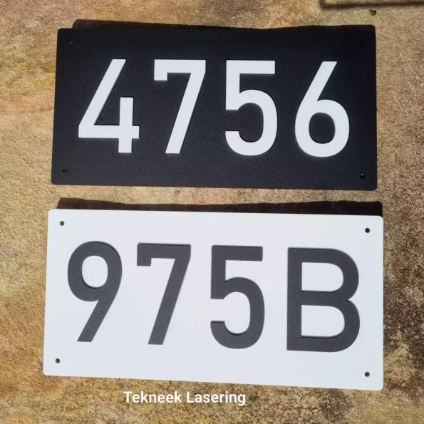 acrylic laser cut numbers