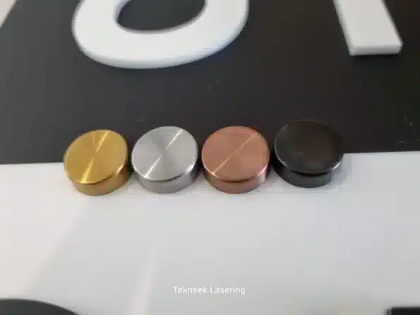 screw caps. Black, gold, rose gold, silver