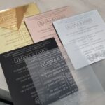 Mirror Acrylic Wedding Invitations