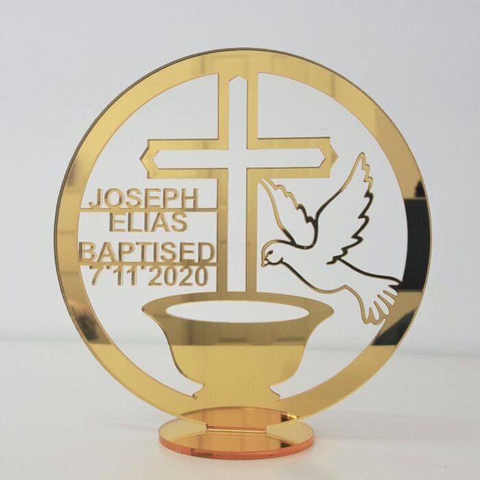 Personalised Baptism Plaque Gift