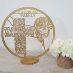 Our Father Round Plaque