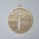 Hail Mary Wall Plaque our father