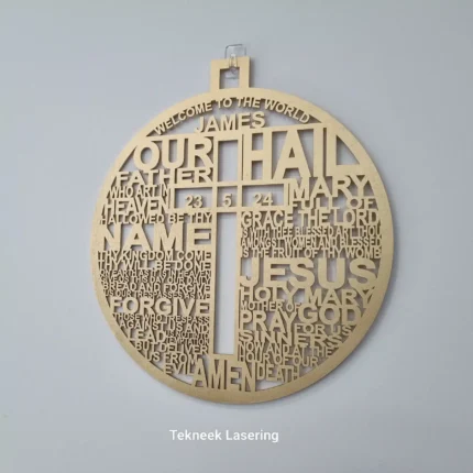 Hail Mary Wall Plaque our father