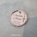 Baptism acrylic tag