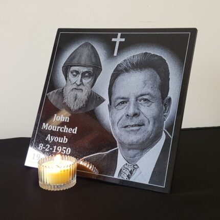 Granite Headstone Memorial Plaque