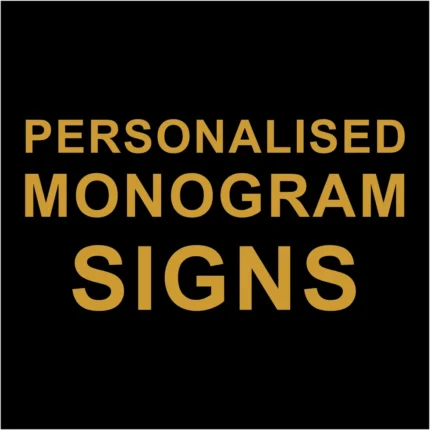 Personalised Monogram Signs