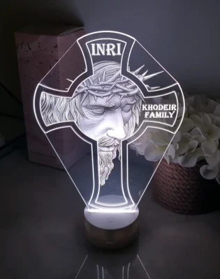 INRI Christ LED Plaque